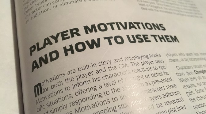 Level One Wonk: Player Motivations